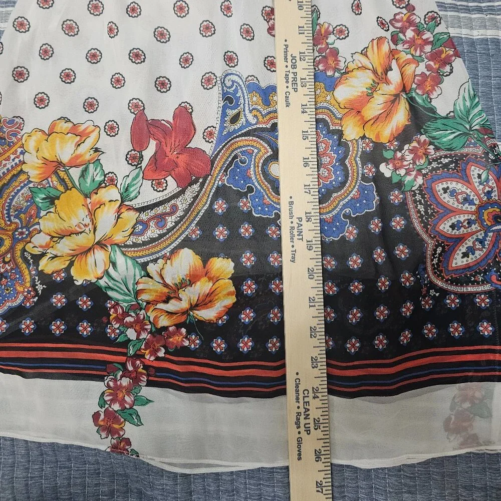 MarineBlu Halter Red Crochet Sun Dress with Flower Design Women's - Size Small - Picture 4 of 5